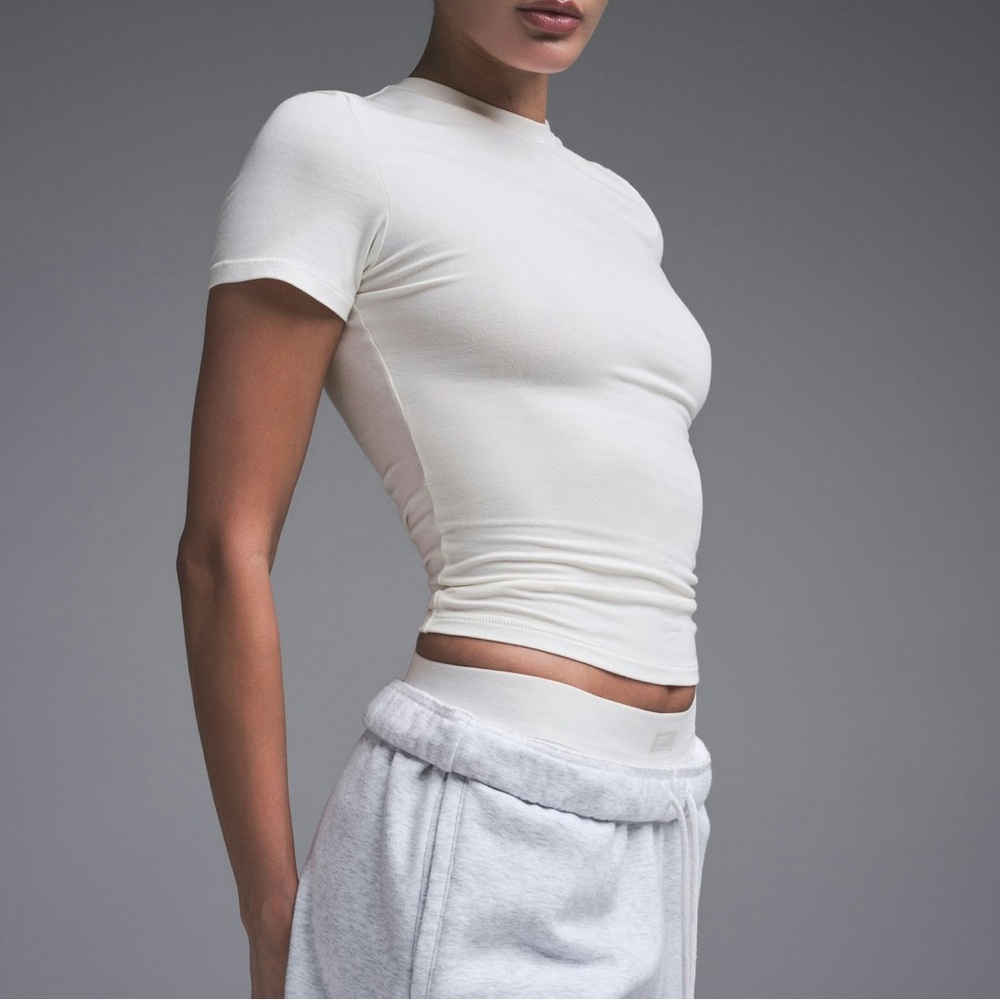 SKIMS Cotton Jersey tshirt in Marble